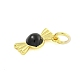 Подвески из латуни с эмалью в стойку KK-U021-04D-G-2