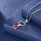 Trendy 925 Sterling Silver Pendant Necklace NJEW-BB30745-A-2