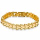 Bracelets de chaînes à maillons en laiton pour femmes BJEW-BB61923-A-1