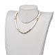 Handgemachte Polymer Clay Heishi Perlen Perlen Halsketten NJEW-JN02901-01-3