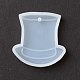 Stampi in silicone con ciondolo cappello a cilindro per costume DIY-K054-02-1