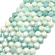 Натуральный цветок амазонитовые бусины пряди G-C116-A104-01-2