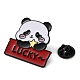 Эмалевые значки с изображением панды JEWB-B030-03A-EB-3