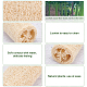 Natural Loofah Exfoliating Body Sponge Scrubber AJEW-WH0171-74-4