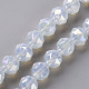 Chapelets de perles en verre électroplaqué EGLA-T020-10-C04-1