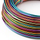 6 segmento de alambre artesanal de aluminio de colores. AW-E002-1.5mm-A-15-2