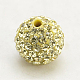 Abalorios de Diamante de imitación de arcilla polímero RB-C1438-14mm-A13-1