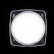 メタリックミラーホログラフィック顔料クロームパウダー  ネイルアートジェルポリッシュマニキュアデコレーション用  ターコイズ  29.5x29.5x14.5mm MRMJ-S015-010P-2