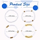 4Pcs 4 Style Acrylic Chunky Curved Tube Stretch Bracelet Sets BJEW-SW00074-06-7