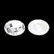 Cabochons en acrylique avec strass &nbsp;GACR-R002-25mm-08-3