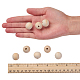 Perle di legno non finite naturali WOOD-S651-20mm-LF-3