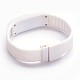 Vogue conduit rectangle silicium lumière montres-bracelets électroniques X-WACH-F007-08H-2