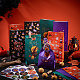24 Stück 4 Farben Halloween Papieraufbewahrung Geschenktüten-Sets ABAG-WH0038-31-4