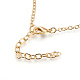 Brass Micro Pave Cubic Zirconia Pendant Necklaces NJEW-O105-01A-4