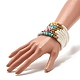 Ensemble de bracelets extensibles de perles heishi en argile polymère et hématite synthétique BJEW-JB07405-10