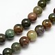 Natural Indian Agate Round Beads Strands G-F243-01-6mm-2