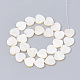 Chapelets de perles en coquille d'eau douce  SHEL-Q020-11-2