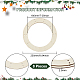 Fingerinspire 8Pcs Wreath Frames for Crafts WOOD-FG0001-35-2