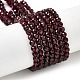 Гранат природный бисер нитей&nbsp;G-J376-36B-4mm-5