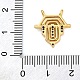Латунные микро проложить кубического циркония подвески KK-K339-10A-03-3