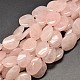 Natural Rose Quartz Nuggets Beads Strands G-P091-25B-1