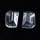 Cabujones de resina rectángulo transparente CRES-N031-006A-A01-2