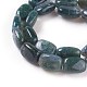 Natural Moss Agate Beads Strands G-I231-06-3