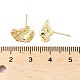 Серьги-гвоздики из латунных самородков EJEW-Z105-01G-3