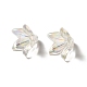 Transparentes bouchons acrylique de perles X-OACR-H016-05-3