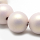Perline acriliche verniciate a spruzzo gommate MACR-Q220-10mm-06-2