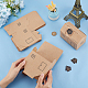 Boîtes de rangement de cadeaux de petite maison en papier kraft CON-WH0088-54-3