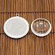 25mm Transparent Clear Domed Glass Cabochon Cover for Photo Pendant Making TIBEP-X0010-FF-5