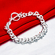 Brass Curb Chain Bracelets BJEW-BB17057-4