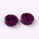 2-Hole Flat Round Resin Sewing Buttons for Costume Design BUTT-E119-34L-07-2