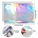 Benecreat holografischer Kunstlederstoff DIY-WH0387-04-2