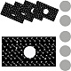 Craspire 120 feuilles rectangle recouvert de film à gratter cartes de récompense DIY-CP0006-93A-1