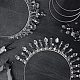 Pandahall 12 piezas aros de metal anillos IFIN-PH0024-30P-7
