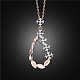 Eco-Friendly Electroplate Alloy Pendant Necklaces NJEW-AA00085-07RG-3