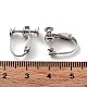 Accessoires pour boucles d'oreilles clip en argent [925]/[1000] rhodié STER-M117-02P-3