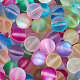 Chapelets de perles en pierre de lune synthétique G-TA0001-08-6