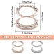 Gorgecraft 4 pièces double ovale et papillon cristal strass écharpe boucle clip JEWB-GF0001-24-2