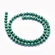 Chapelets de perles en malachite naturelle G-O166-06-6mm-2