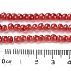Cottura dipinto di perle di vetro perlato fili di perline rotondo HY-XCP0001-13A-5