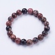 Натуральный Rhodonite бисера браслеты простирания BJEW-I253-10mm-26-1