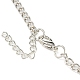 Lätzchen-Halskette aus Legierung im Bohème-Stil NJEW-H021-01AS-4