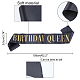 Hierro con rhinestone de vidrio cumpleaños corona conjuntos de correa para el hombro AJEW-WH0180-16-3