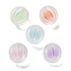 Smerigliato perline acriliche trasparenti&nbsp;OACR-A032-15B-1