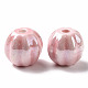Handmade pearlized Porzellan Perlen PORC-G010-01D-3