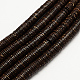 Natural Coconut Beads Strands COCO-R001-5x1mm-A01-2