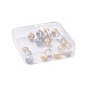 20 pièces 2 couleurs perles en filigrane de laiton KK-PH0002-52-5